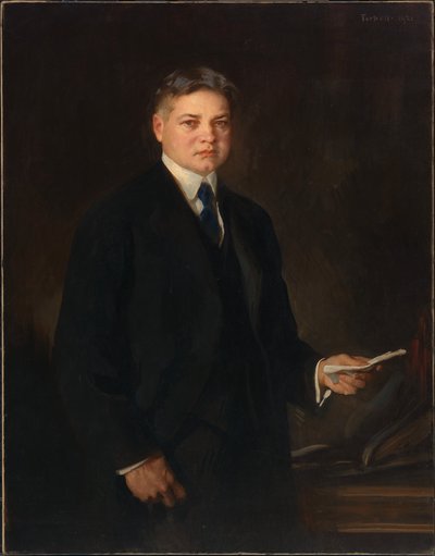 Herbert Clark Hoover (1874-1964) av Edmund Charles Tarbell