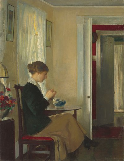 Josephine Stickning av Edmund Charles Tarbell