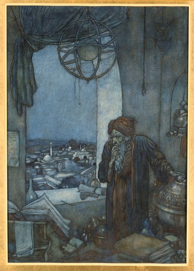 En muezzin från mörkrets torn av Edmund Dulac