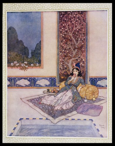 En prinsessa äter frukt av Edmund Dulac