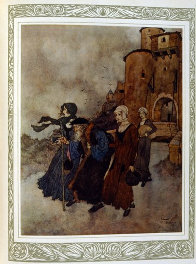 Fransk utgåva av Sagor av Hans Christian Andersen (tryck) av Edmund Dulac