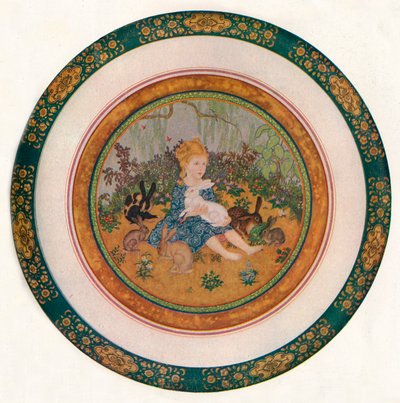 Porträtt av Miss Vivian St. George, 1917, 1919 av Edmund Dulac
