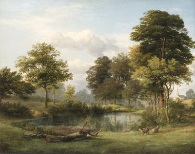 En scen vid Muswell Hill av Edmund Gill