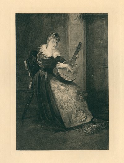 För Elizabethan Songs in Honour of Love and Beauty (litografi) av Edmund Henry Garrett