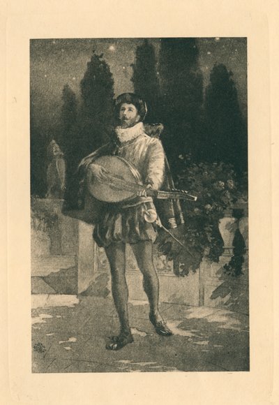 För Elizabethan Songs in Honour of Love and Beauty (litografi) av Edmund Henry Garrett