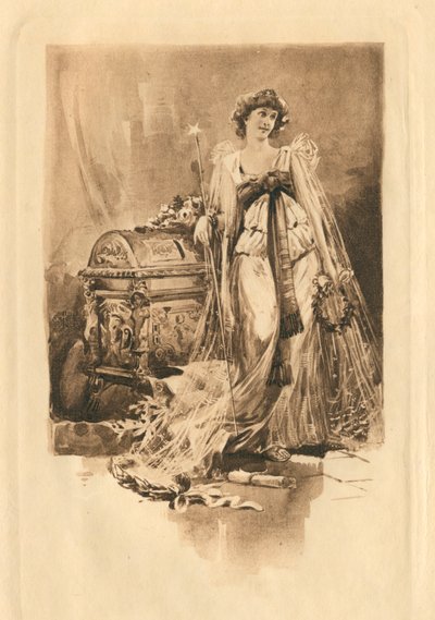 För Elizabethan Songs in Honour of Love and Beauty (litografi) av Edmund Henry Garrett