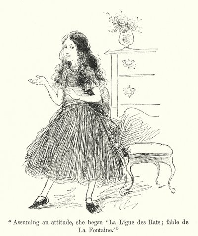 Illustration för Jane Eyre av Charlotte Bronte (litho) av Edmund Henry Garrett