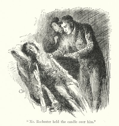 Illustration för Jane Eyre av Charlotte Bronte (litho) av Edmund Henry Garrett