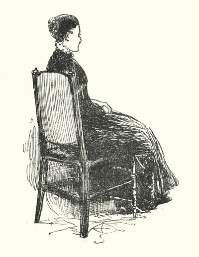 Illustration för Jane Eyre av Charlotte Bronte (litho) av Edmund Henry Garrett