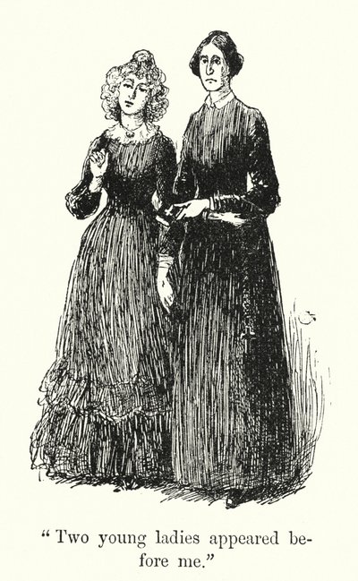 Illustration för Jane Eyre av Charlotte Bronte (litho) av Edmund Henry Garrett