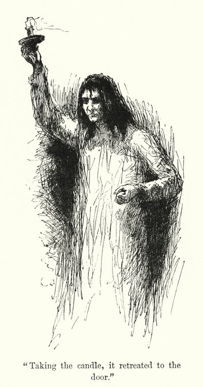 Illustration för Jane Eyre av Charlotte Bronte (litho) av Edmund Henry Garrett