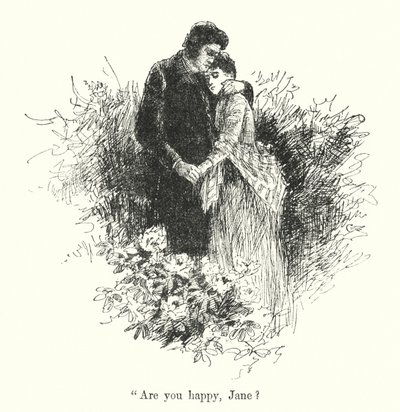 Illustration för Jane Eyre av Charlotte Bronte (litho) av Edmund Henry Garrett