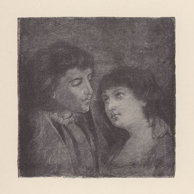Illustration till The Eve of St Agnes av John Keats (litografi) av Edmund Henry Garrett