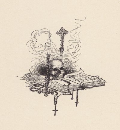 Illustration till The Eve of St Agnes av John Keats (litografi) av Edmund Henry Garrett