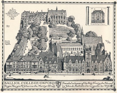 Balliol College, Oxford, 1905 av Edmund Hort New
