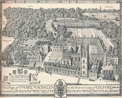 Magdalen College, Oxford, 1905 av Edmund Hort New