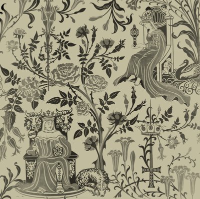 Lords & Ladies april 1928 (gouache på papper) av Edmund Hunter