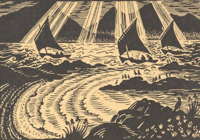 Tre segelfartyg av Edmund Hunter