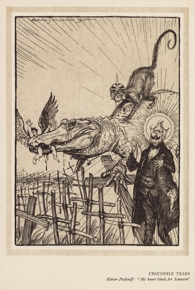 Kejsarens krans: Krokodiltårar (litografi) av Edmund Joseph (after) Sullivan