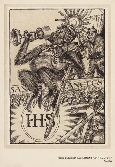 Kejsarens krans: "Kulturens" heliga sakrament (litografi) av Edmund Joseph (after) Sullivan