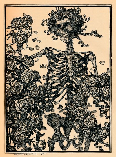 Illustration för The Rubaiyat of Omar Khayyam, 1900 av Edmund Joseph Sullivan