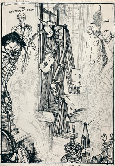 Serietecknaren - Etapp IV, c1920 av Edmund Joseph Sullivan