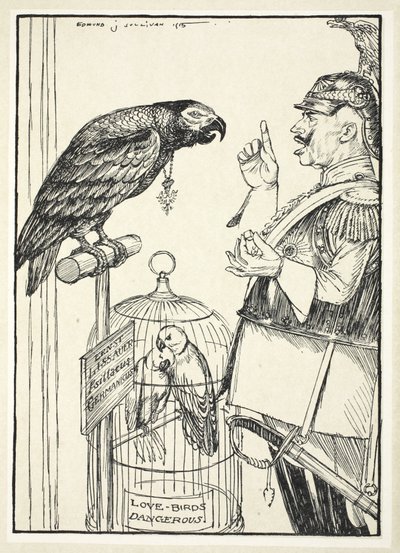 The Hymn of Hate (A little bet of sugar for the bird), illustration från The Kaiser