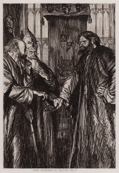 The Tragedy of King Richard II, Akt IV, Sc 1 av Edmund Joseph Sullivan