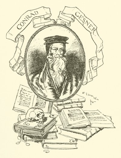 Conrad Gesner av Edmund Joseph after Sullivan
