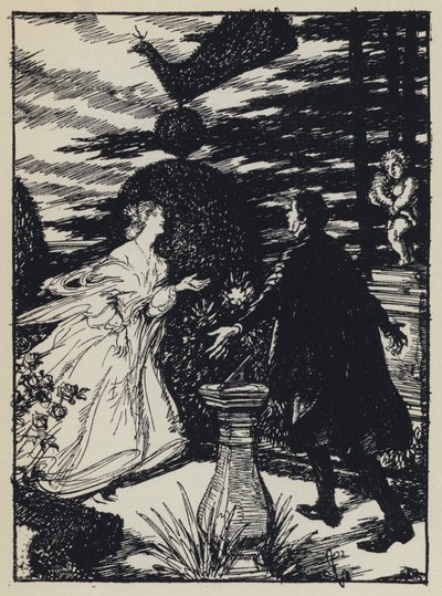 Illustration för Tennysons Maud av Edmund Joseph after Sullivan