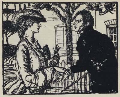 Illustration för Tennysons Maud av Edmund Joseph after Sullivan