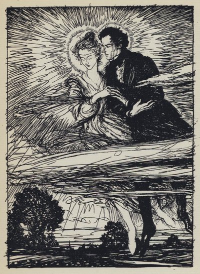 Illustration för Tennysons Maud av Edmund Joseph after Sullivan