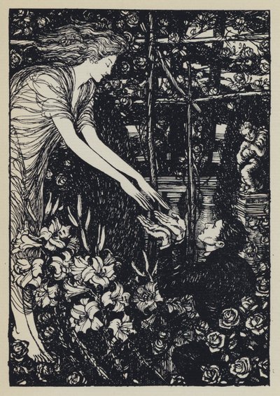 Illustration för Tennysons Maud av Edmund Joseph after Sullivan