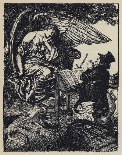 Illustration för Tennysons Maud av Edmund Joseph after Sullivan