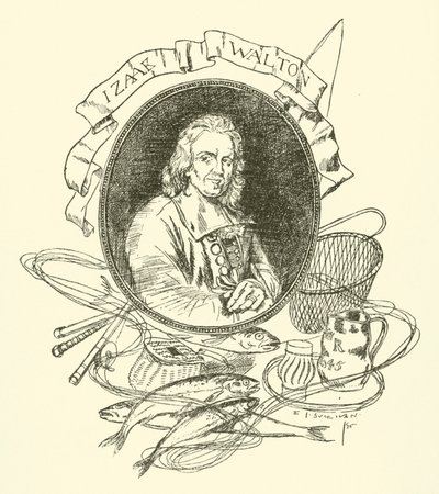 Izaak Walton av Edmund Joseph after Sullivan