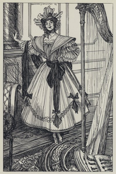 Tennyson, Illustration för A Dream of Fair Women and Other Poems av Edmund Joseph after Sullivan