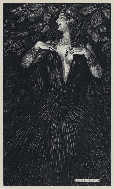 Tennyson, Illustration för A Dream of Fair Women and Other Poems av Edmund Joseph after Sullivan