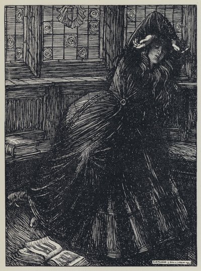 Tennyson, Illustration för A Dream of Fair Women and Other Poems av Edmund Joseph after Sullivan