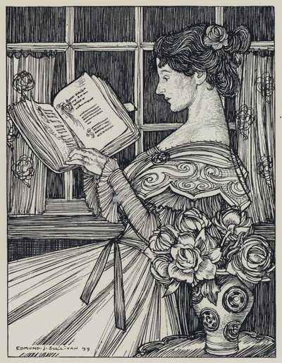 Tennyson, Illustration för A Dream of Fair Women and Other Poems av Edmund Joseph after Sullivan