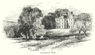 Charlotte Brontes Jane Eyre: Gateshead Hall (litografi) av Edmund Morison (after) Wimperis