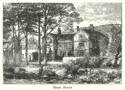 Charlotte Brontes Jane Eyre: Moor House (litografi) av Edmund Morison (after) Wimperis