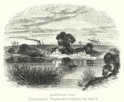 Dagenham Lake (gravyr) av Edmund Morison (after) Wimperis