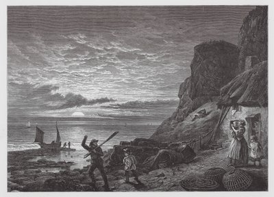 Iväg på kryssning (gravyr) av Edmund Morison (after) Wimperis