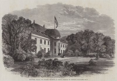Bernstorfs slott, prins Christian av Danmarks herrgård av Edmund Morison Wimperis