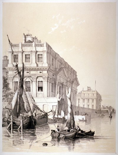Royal Naval Hospital, Greenwich, London, 1838. av Edmund Patten