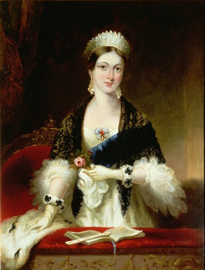 Drottning Victoria (1819-1901) på Operan av Edmund Thomas Parris