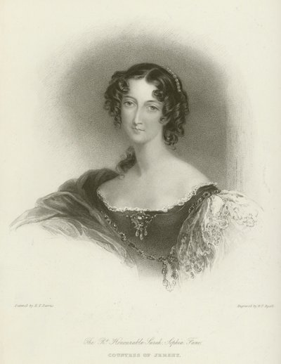 Den rätta ärade Sarah Sophia Fane, grevinna av Jersey av Edmund Thomas Parris