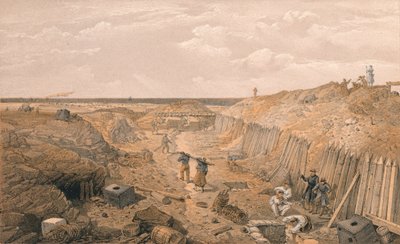 Dike av Bastion Du Mat, 1856 av Edmund Walker