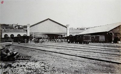 Perrache i Lyon station av Edouard Denis Baldus