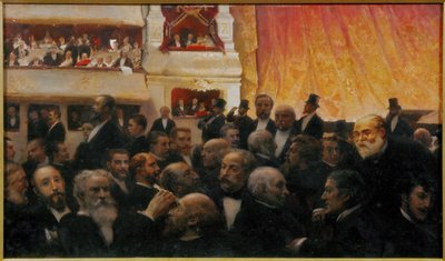 En första natt på Comedie Francaise i Paris av Edouard-Joseph Dantan